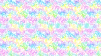A colorful repeating seamless abstract pattern using watercolors and blended colors