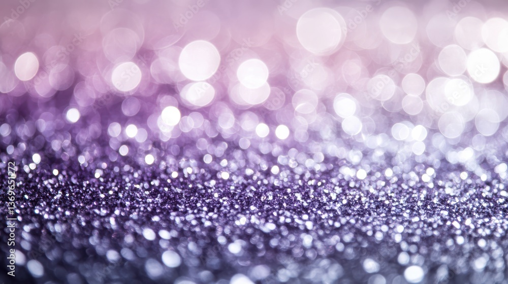 Poster bokeh effect with shades of lavender creating a dreamy and calming atmosphere in a soft focus backgr