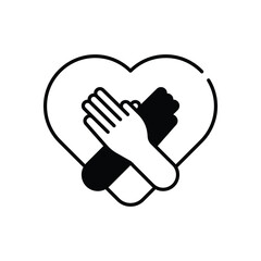 Self Love Vector icon