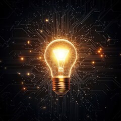 The light bulb revolution illuminating ideas in modern digital art