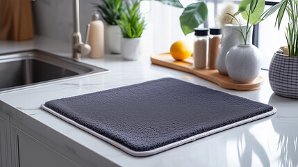 Contemporary kitchen mat in a versatile design, perfect for enhancing comfort and aesthetics in the kitchen while providing effective underfoot support