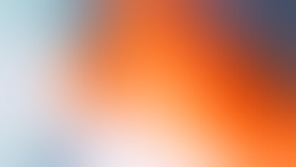 Abstract blurry gradient shape. Orange mesh fluid liquid element. Soft light blob with aura gradation. Blended vibrant multicolor wave © dieno production