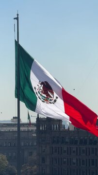 mexican flag waving