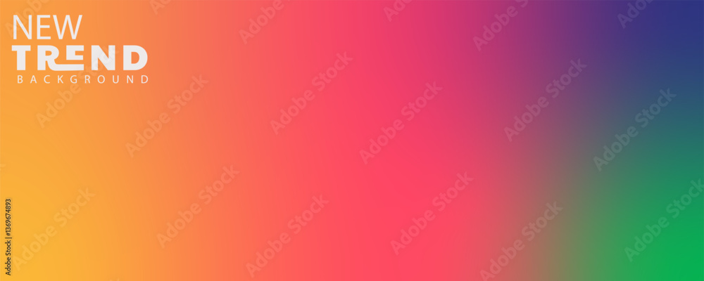 Poster freeform gradient background, abstract blurred texture | colorful trendy background | pattern decora