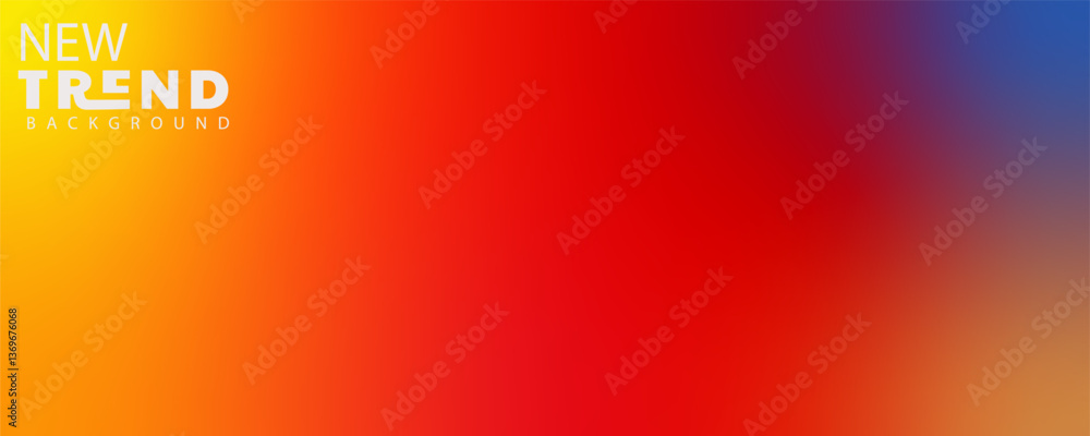 Poster freeform gradient background, abstract blurred texture | colorful trendy background | pattern decora