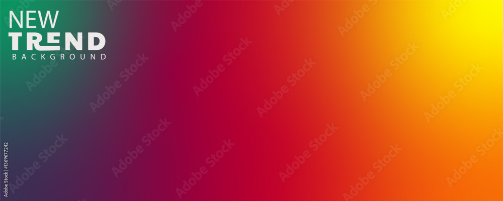 Poster freeform gradient background, abstract blurred texture | colorful trendy background | pattern decora