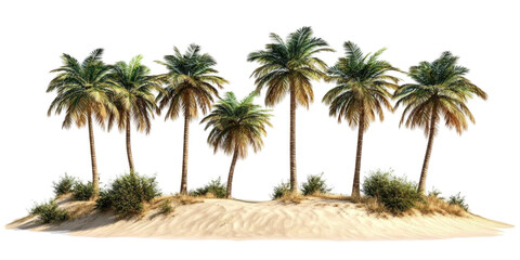 palm trees on the beach