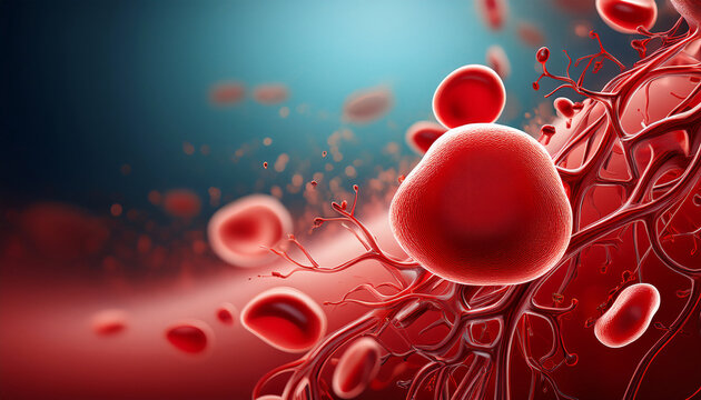 3-14-067- Hyper realistic Blood Bone marrow transplantation immunology.. Emphasize the negative space  (3)