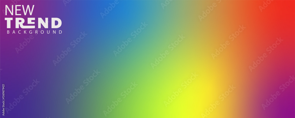 Poster freeform gradient background, abstract blurred texture | colorful trendy background | pattern decora