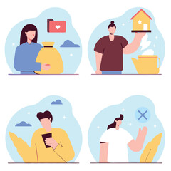 A diverse Vector set Illustrator Artwork Design