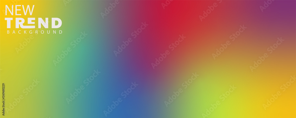 Poster freeform gradient background, abstract blurred texture | colorful trendy background | pattern decora