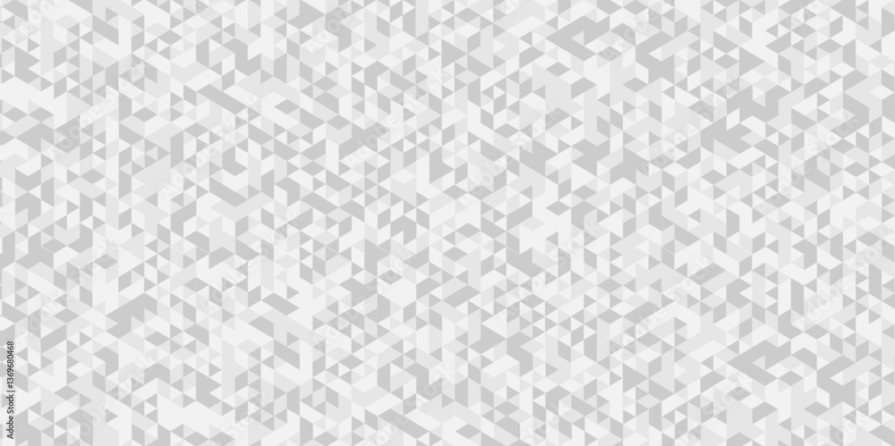 Poster vector gray polygon mosaic triangle overlap texture background. white and gray overlapping cube squa