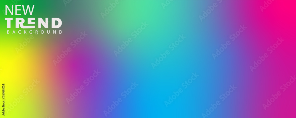 Poster freeform gradient background, abstract blurred texture | colorful trendy background | pattern decora