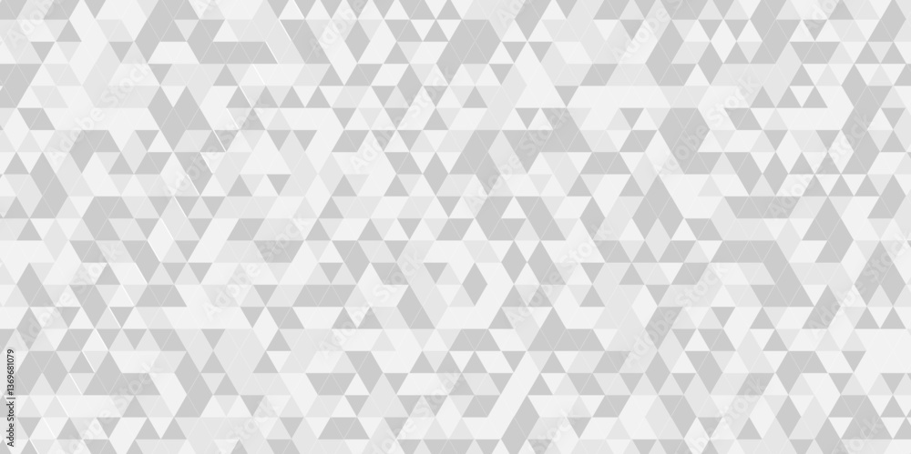 Poster vector gray polygon mosaic triangle overlap texture background. white and gray overlapping cube squa