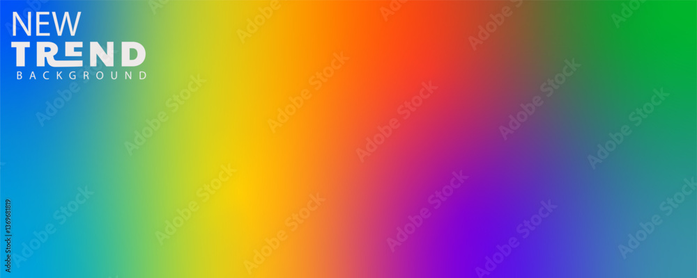Poster freeform gradient background, abstract blurred texture | colorful trendy background | pattern decora