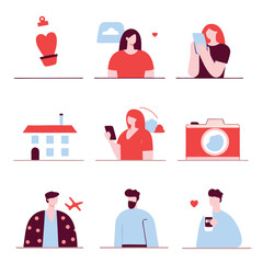 A diverse Vector set Illustrator Artwork Design