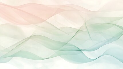 Obraz premium A colorful wave pattern with a green and pink hue