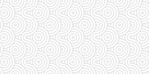 Obraz premium Overlapping Pattern Minimal diamond geometric waves spiral transparent and abstract circle wave line. white and gray seamless tile stripe geometric create retro fabric pattern background.