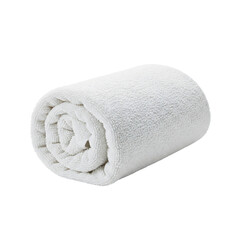 Rolled towel isolated on transparent background 