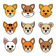 Fototapeta premium A diverse Vector set Illustrator Artwork Design