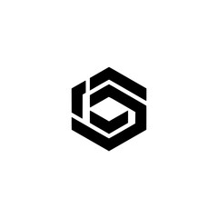 Geometric Logo Design: Abstract Hexagon with Minimalist Style