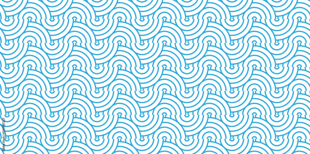 Poster overlapping pattern minimal diamond geometric waves spiral transparent and abstract circle wave line