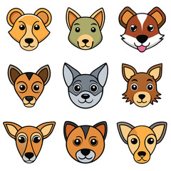 Fototapeta premium A diverse Vector set Illustrator Artwork Design