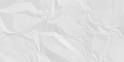 White crumple obsolete billboard rumple. wrinkle ripped creased white crumple aged closeup craft document grunge recycling paper background.	
