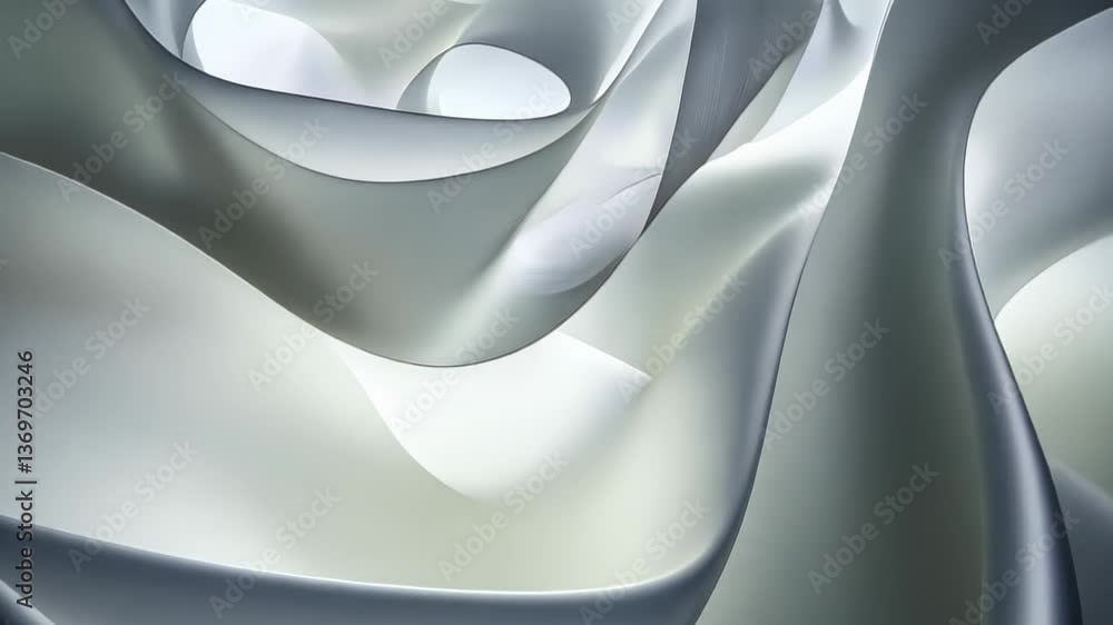 Poster exploring the intricate dance of light and shadows in a captivating abstract composition