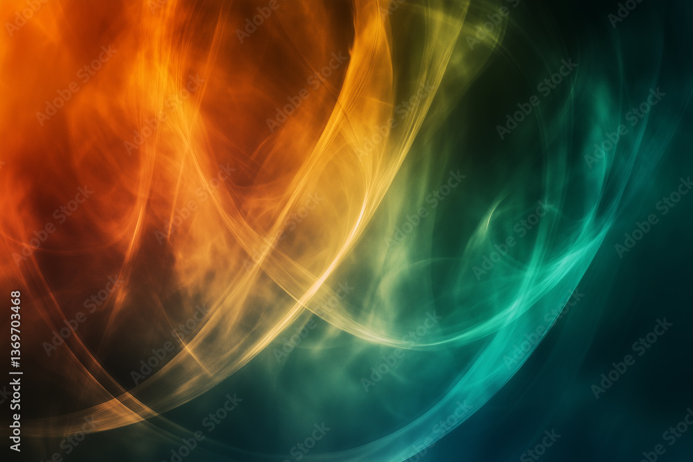 Aufkleber abstract background with dynamic swirls and vibrant colors for creative projects