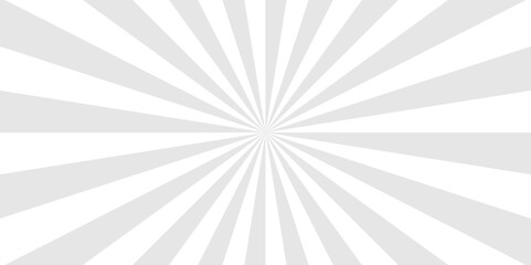 Geometric abstract white and gray cartoon, poster wallpaper. diagonal fabric radial summer sunshine explosion energy sunlight glowing sunburst design.	
