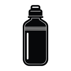 vector illustration of a bottle