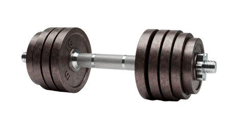 Isolated Vintage Dumbbell - Fitness Equipment - Weightlifting
