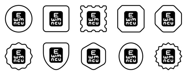 Editable eye chart vector icon. Part of a big icon set family. Perfect for web and app interfaces, presentations, infographics, etc