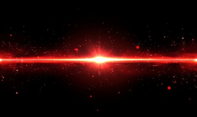 Fire red plazma motion lines. Car light trail effect illustration. Abstract laser beams. generative AI