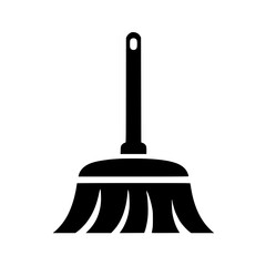 Iconic broom perfect for sweeping floors A timeless symbol for cleanliness and order Use it in your next hygiene infographic!