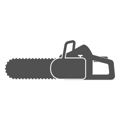 chainsaw isolated on white background
