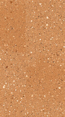 A close-up of a textured orange surface dotted with many small spots creates a mottled look