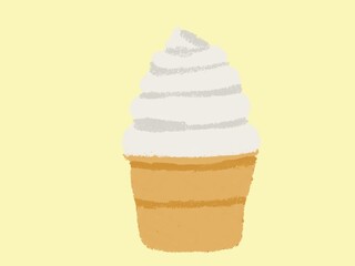 One set of ice cream has matcha, strawberry, milk, sesame and mango flavors.