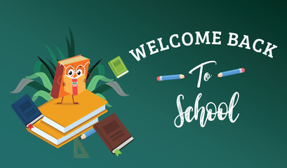 Back to school vector design.