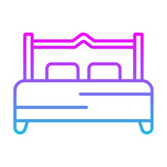 Double Bed Icon
