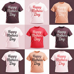 A vibrant and cheerful design for a Mother's Day t-shirt