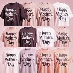 A vibrant and cheerful design for a Mother's Day t-shirt