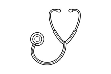 Medical Stethoscope Icon Healthcare, Diagnosis, Auscultation, Examination