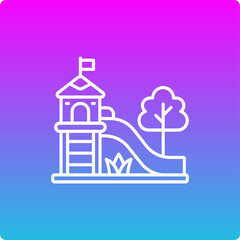 Naklejka premium Playground Icon