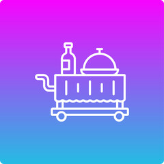 Fototapeta premium Room Service Icon