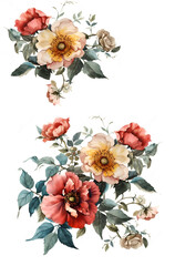 flower bunch and digital allover pattren and  black and white pattren