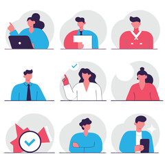 A diverse Vector set Illustrator Artwork Design