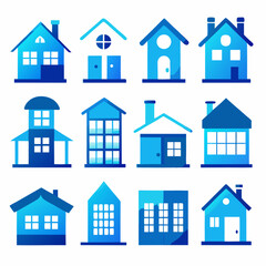 house icons set