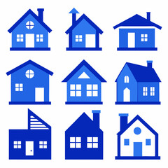 Fototapeta premium house icons set